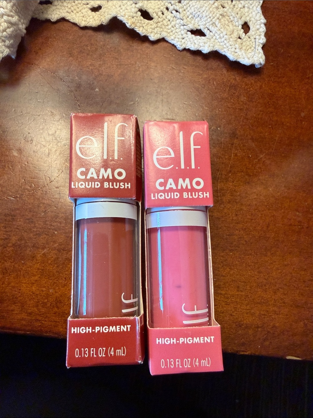 e.l.f. Camo Liquid Blushes — Rose and Pink
